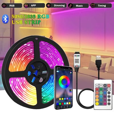 Led Lights For Bedroom Rgb 5050 Led Strip Colorful Children Into The Gaming Room Decoration For Birthday 5V High Brightness Tape