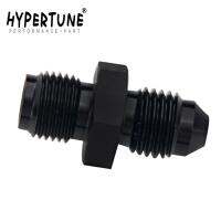 Hypertune-7/16-24ถึง AN4 Turbo น้ำมัน Feed Adapter สำหรับ TURBO GT28 GT30 GT35สีดำ HT-OFA01