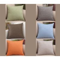 ✧℗ COD Gray double sided Pillow case Linen 22 × 22.20 x 20.18 x 1816 × 16.Room Decor cushion pillow cover for home sofa.