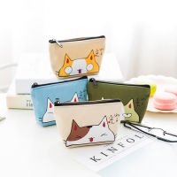 【 Cw】cute Print Coin Purse For Women Men Quality Canvas Storage Bag With Zipper Small Fresh Card Holder Fashion Korean Wallet 2022