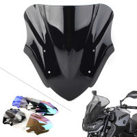 Motorcycle Windshield Wind Deflector Windscreens For Yamaha MT-09 MT09 FZ09 2017 2018 2019 2020 Double Bubble ABS Plastic