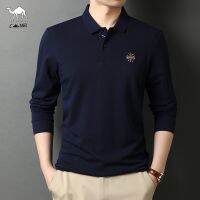 เสื้อโปโลผู้ชายแขนยาวแฟชั่นคลาสสิกผ้าฝ้ายแท้ POLO Base Shirt Jacket