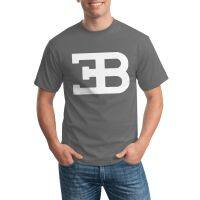 Birthday Present Bugatti Car Logo Breathable Cotton Printed Tshirts