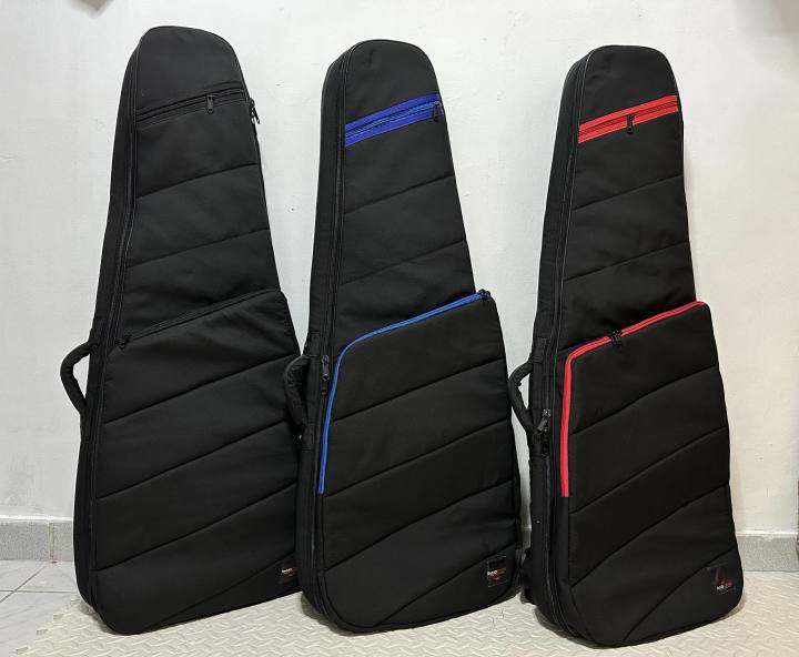 ELECTRIC GUITAR BAG CASE CAPSULE TYPE WITH BIG POCKETS WILL FIT BOSS ME