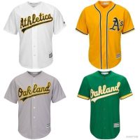 Top-quality MLB Oakland Athletics Baseball Jersey Shirt Classic Cardigan Jersey Casual Sport Unisex Oversize