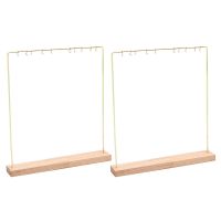 2X Fashion Jewelry Display Rack Stand Holder Earrings Hanging Organizer Showcase