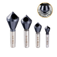 M35 HSS-Co Cobalt TiAlN เคลือบ Countersink เจาะ90องศา Deburring Chamfer เครื่องมือเครื่องตัดรูเฉียง2-5 5-10 10-15 15-20มม.