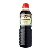 คิคโคแมนซอสถั่วเหลืองหมักธรรมชาติ (คีโต) KIKKOMAN NATURAL BREWED Soy Sauce ขนาด 600 มล.