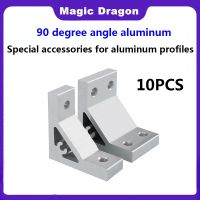 ♞✽❈ 90 degree angle piece angle aluminum 2020 3030 4040 aluminum profile with angle bracket right angle bracket aluminum accessories