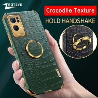 Reno7 Case Zroteve Crocodile Pattern Leather Cover For OPPO Reno 8 7 6 Z 6Z 7Z 8Z Pro Plus Reno6 Reno7Z Reno8 Lite Phone Cases