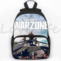 คอลออฟดิวตี้ Warzone กระเป๋าเป้นักเรียนการพิมพ์3D สำหรับเด็กหญิงเด็กชายกระเป๋าเป้สะพายหลังเด็กเกมร้อน Bookbag Teage กระเป๋านักเรียน