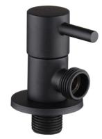 ♂ brass copper Plumbing Valve Wall Outlet Male G1/2 quot; Black Faucets Shower brass Angle Valve Bath Bathroom Accessories AG888