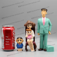 ใหม่ Crayon Shin-Chan Nohara ภาพครอบครัว Vol.1 Hiroshi Nohara Shinnosuke Nohara Misae Nohara อะนิเมะ Action Figures ของเล่น