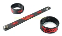 MY CHEMICAL ROMANCE wristband ริสแบนด์ งานแกะขึ้นโมล ปั้มนูน สองชั้น สวยงาม คุณภาพสุดๆ วัสดุ ยางซิลิโคน เกรดพรีเมี่ยม ปั๊มนูน พรีเมี่ยม 2-3 วันรับของ MCR157NNN