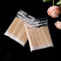 【YF】 Disposable Cotton Swab Lint Free Micro Brushes Wood Buds Swabs Ear Clean Stick Eyelash Extension Glue Removing Tool