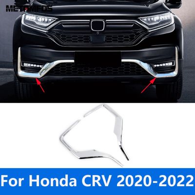 ชิ้นส่วนรถยนต์โคมไฟไฟตัดหมอกหน้าเปลือกตาคิ้วสำหรับ Honda CR-V CRV 2020 2021 2022สติกเกอร์แถบคิ้วตัดหมอกโครเมี่ยมอุปกรณ์เสริมตกแต่งรถหมวกครอปกระจกรถ87Tixgportz