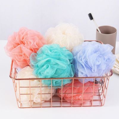 hotx 【cw】 1pc Soft Shower Mesh Foaming Accessories Color Cleaning Exfoliating Bathing P9f9