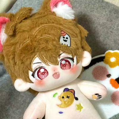 20Cm Anime Luke Pearce Tears Of Themis  Dolls Plush Stuffed Doll Body Plushie Pillow Change Clothes  Cosplay Xmas Gift