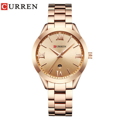 CURREN Gold Watch Women Watches Ladies 9007 Steel Womens Bracelet Watches Female Clock Relogio Feminino Montre Femme