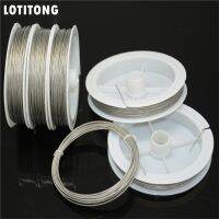 Fishing stainless steel wire Fishing lines 50M-8M max power 7 strands soft wire lines Lead Cover with plastic Waterproof Coating