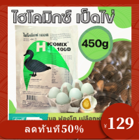 Hicomix ไฮโคมิกซ์100ดี วิตามินเป็ดไข่ พรีมิกซ์เป็ดพันธุ์ เป็ดไข่ อาหารเสริมสัตว์ทำให้ไข่ฟองโต[450g]  #อาหารสัตว์เลี้ยง