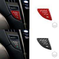 Engine Start Stop Button Cover Sticker With Fragrance Tablet For Cadillac ATS