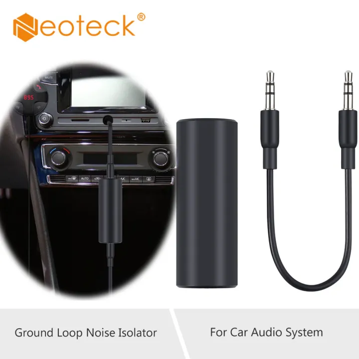 Smof Ground Loop Noise Isolator For Car Stereo & Home System With 3.5mm Audio Cable