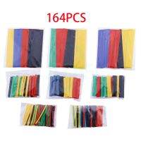 164pcs Thermoresistant Tube Heat Shrink Wrapping KIT  Termoretractil Shrinking Tubing Assorted Pack Wire Cable Insulation Sleeve Electrical Circuitry