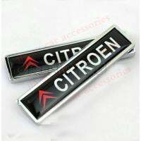 Upgrade NWE 1 pair 2pcs Car Styling Metal Sticker Side Door Sticker Emblem For Citroen