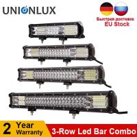 5" 15" 17" 20" 23 26 28 31 34 288w 324w 432w 3-Row LED Light Bar Offroad Combo Beam for Truck SUV ATV 4x4 4WD 12v 24V