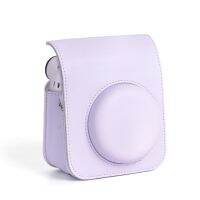 ; ;【สำหรับ Instax Mini 12เคสป้องกันหนัง PU อ่อนนุ่มกระเป๋าใส่กล้องสำหรับกระเป๋ากล้องฟิล์มฟูจิฟิล์มมาพร้อมกับ Tali Bahu