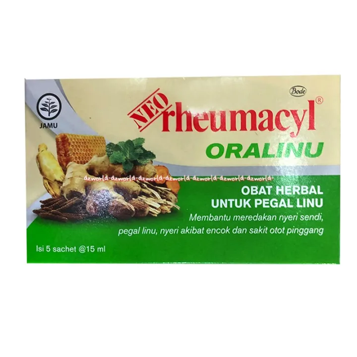 Neo Rheumacyl Oralinu Sachet Obat Herbal Cair Untuk Pegal Linu