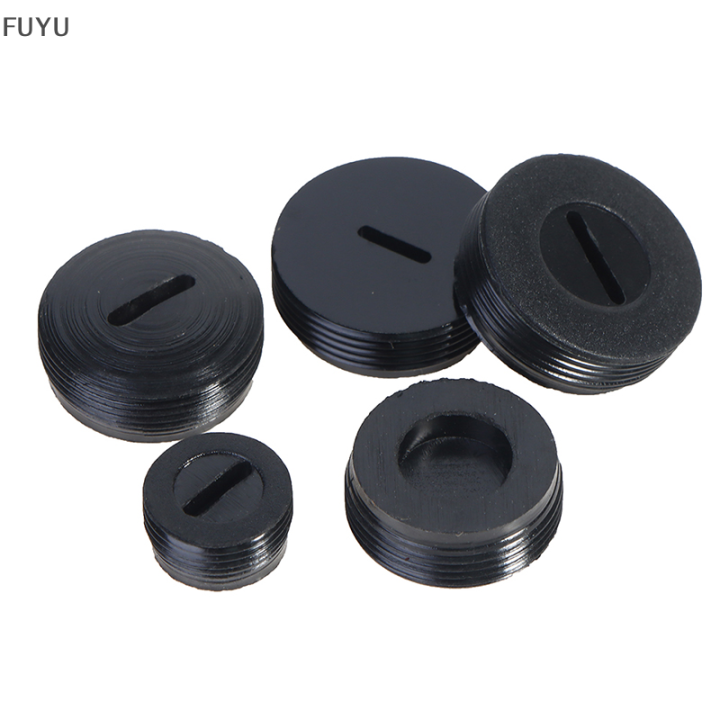 fuyu-ที่ใส่แปรงคาร์บอนสกรูพลาสติกสีดำขนาดเส้นผ่าศูนย์กลาง12mm-13mm-14mm-15mm-16mm