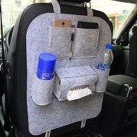 dvfggv 1pc Universal Car Back Seat Storage Bag Organizer Trunk Elastic Felt Storage Bag for Mazda 2 3 5 6 CX5 CX7 CX9 Atenza Axela