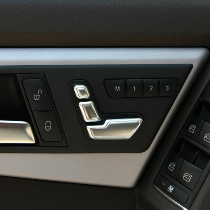 dvvbgfrdt-6pcs-car-adjust-switch-button-cover-chrome-for-c-e-class-w204-w212-ml-w205