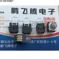 ┋◄ 1PCS US K5V1CL43T waterproof and dust light touch switch 90 degree bent foot 6 pin inching reset button no light