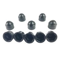 18mm Black Car Wheel Nut Covers Hub Screw Dust Cover Bolt Caps Hexagonal M8