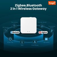 ASEER Tuya Zigbee &amp; Bluetooth 2 In 1 Wireless Gateway Hub Smart Home Bridge APP รีโมทคอนลทำงานร่วมกับ Alexa, Home