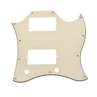 KR- SG Standard Full Face Guitar Pickguard Scratch Plate Light Cream with Screws