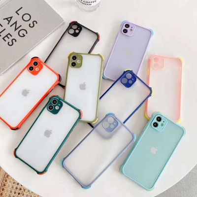 ✌ Phone Case For Xiaomi Redmi Note 9 9S PRO MAX Redmi 9 8A Note 7 8 Pro Shockproof Four-Corner Bumpet Soft Frame Clear PC Cover