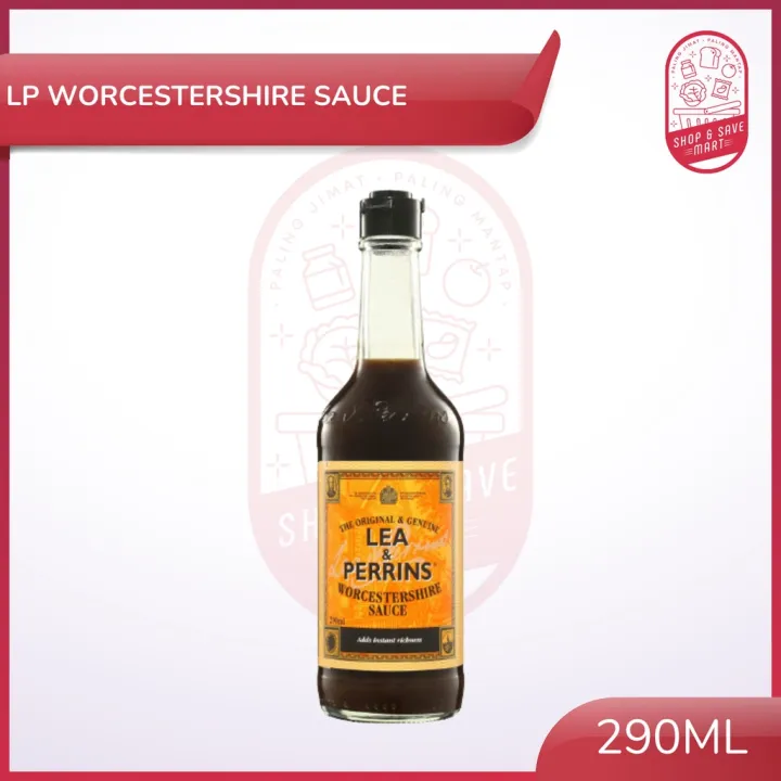 LP Sauce Lea & Perrins Worcestershire Halal 290ml 原庄李派林酱汁 Sos Lea
