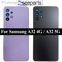 For Samsung A32 5G A326B Back Battery Glass Cover Rear Door Housing Replacement For Samsung A32 4G A325F Battery Cover With Lens