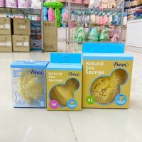 [1ชิ้น] เพียวรีน ฟองน้ำธรรมชาติแท้100% จากทะเลเมดิเตอ์เรเนี่ยน Pureen Natural Sea Sponge ; 1ชิ้น **เลือกขนาดได้