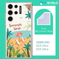 [S23ultra][S22ultra] HI-SHIELD Stylish เคสใสกันกระแทก Samsung S23ultra รุ่น Summer2