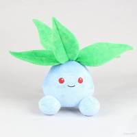 Pokemon Red and Green Oddish Plush Dolls Gift For Kids Home Decor Game Dolls Stuffed Toys For Kids Collections