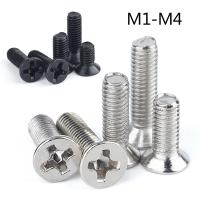 304 Stainless Steel Countersunk Head 304 Stainless Steel Screw Bolt - 50pcs M1 M1.2 - Aliexpress