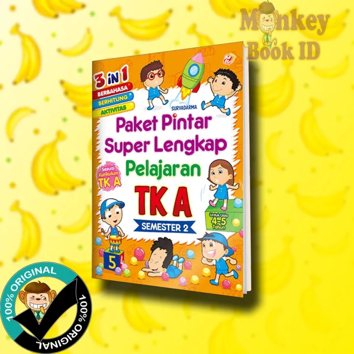 Buku Anak Paket Pintar Super Lengkap Pelajaran TK A Semester 2 (Untuk ...