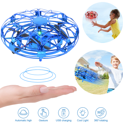Mini UFO Helicopter RC plane Hand Sensing Infrared Electric Induction Flying Ball for boy Kids RC Toys Gift