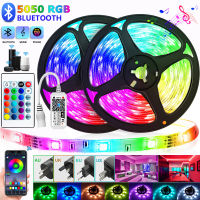 ไฟ LED Strip RGB 5050 SMD 2835 ริบบิ้น DIY ไฟ LED กันน้ำ WiFi โทรศัพท์ควบคุม RGB เทปไดโอด TV Backlight ตกแต่ง-Youerd