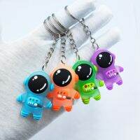 New cute yu cartoon doll aviator keychain creative color spaceman male and female couple bag pendant